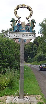 Snettisham village sign