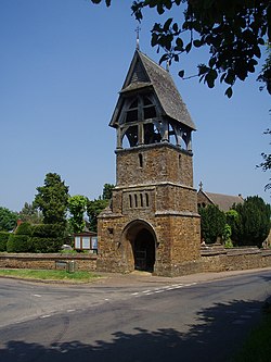 Bell tower, Great Bourton - geograph.org.uk - 1760464.jpg