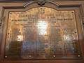 Plaque commemorating the opening of the building