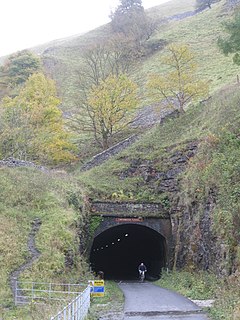 Cressbrook Tunnel, Monsal Trail, Peak District, Derbyshire (8120047170).jpg