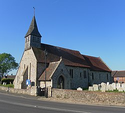St Nicholas' Church, Mid Lavant (NHLE Code 1232537).JPG