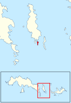 Michelsen Island south of Powell Island