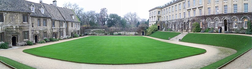 The main quadrangle and mediæval buildings