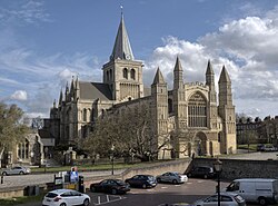 Rochester Cathedral northwest view.jpg