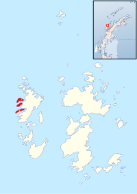Location of the Psi Islands