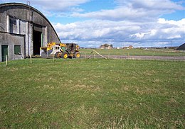 An outlying hanger of the airfield