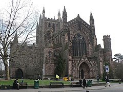 Hereford, cathedral church of St. Mary and St. Ethelbert - geograph.org.uk - 636844.jpg