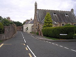 Darnick with its Village Hall and the Old Tower - geograph.org.uk - 913926.jpg