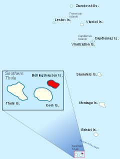 Bellingshausen Island in Southern Thule(South Sandwich Islands)