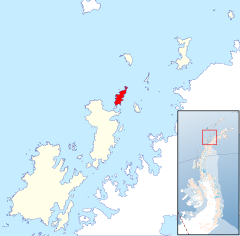 Location of Liege Island