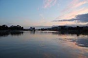 Limerick City and the River Shannon at sunset