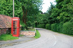 Telephone box in Bulcote - geograph.org.uk - 1938560.jpg