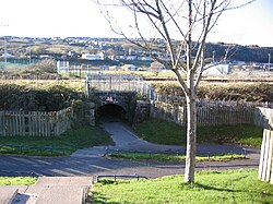 C2C Cycleway under the railway at Corkickle - geograph.org.uk - 79404.jpg