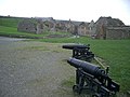 Carronades inside the fort