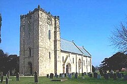 Saint Michael and All Angels Church, Garton on the Wolds, Yorkshire, England - 2004.jpg