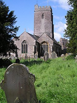 Holcombe Rogus church next to Holcombe Court - geograph.org.uk - 807455.jpg