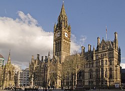 Manchester Town Hall from Lloyd St.jpg
