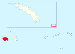 Location of Kemp Island