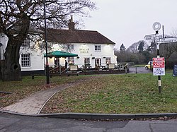 Road junction at the "Spread Eagle" PH at Liss - geograph.org.uk - 2215867.jpg