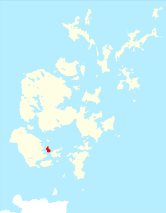 Fara shown within Orkney
