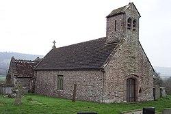 Very small ancient church at Llangovan - geograph.org.uk - 299356.jpg