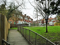 Path from Edgware Road to Crummock Gardens - geograph.org.uk - 3195126.jpg