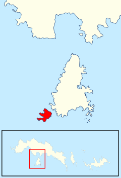 Location of Moe Island by Signy Island