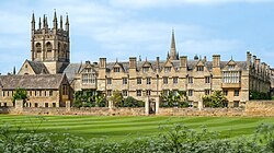 Merton College, Oxford from Merton Field.jpg