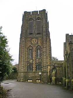 Parish Church of St Matthew's, Northowram, Tower - geograph.org.uk - 1115863.jpg