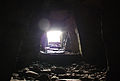 Light entering the chamber of one of the monuments at Carrowkeel.jpg