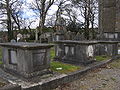 Graveyard in the abandoned Protestant churchyard