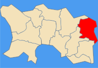 Map showing Saint Martin