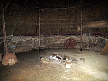 Roundhouse interior at Bodrifty - geograph.org.uk - 1617163.jpg