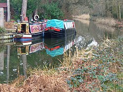 Boats on the Basingstoke Canal (geograph 2268205).jpg