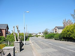 View north along the road-side village of Capel Coch - geograph.org.uk - 421921.jpg