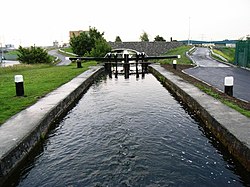 7th Lock on the Grand Canal in Bluebell, Dublin 12 - geograph.org.uk - 1371787.jpg