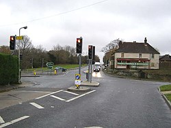 Crossroads at Flimwell, on a dull day - geograph.org.uk - 624449.jpg