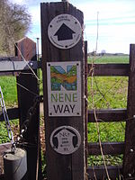 A Nene Way route marker