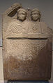 RIB 250[25] Tombstone of Volusia Faustina and Aurelius Senecio. Found in 1859 in the wall of the Lower Colonia and now in the British Museum.