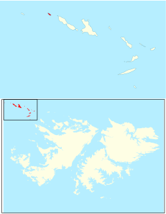 East Cay amongst the Jason Islands
