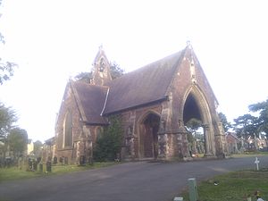 View of Anglican chapel from the North.