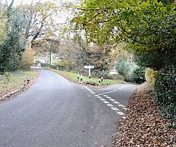 Junction of Spronkett's Lane and Minor road to E near Colwood, West Sussex - geograph.org.uk - 86454.jpg