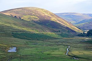 Whiteside Law and the Blackhope Water - geograph-4686300.jpg