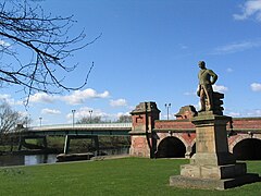 Statue of Sir Robert Juckes Clifton, Wilford Bridge, Nottingham - Geograph-753649.jpg