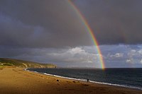 Rainbow at Praa Sands
