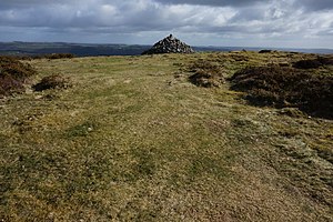 Summit and cairn on Black Hill - geograph-4414421.jpg