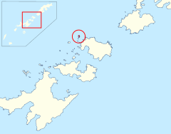 Location of Heywood Island of Robert Island in the South Shetland Islands