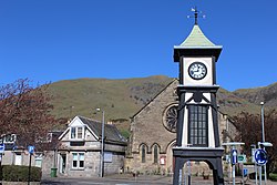 Clock, Tillicoultry High Street - geograph-3957025-by-Leslie-Barrie.jpg