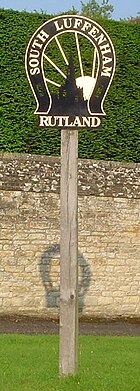 Village signpost