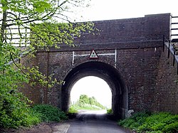 Rail bridge over the Weston Colley to Northbrook road - geograph.org.uk - 165802.jpg